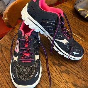 Skechers go walk 2 flash womens shoes sz 8.5
